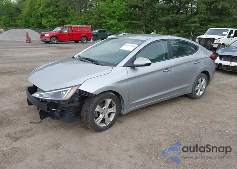 2020 Hyundai Elantra Sel из США, поврежденный, VIN 5NPD84LF6LH621851